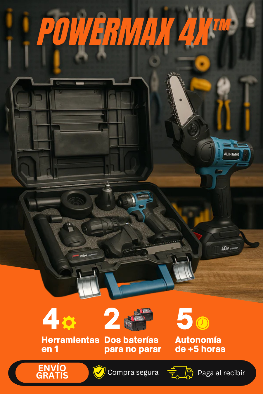 PowerMax 4X™ Herramienta Multifuncional